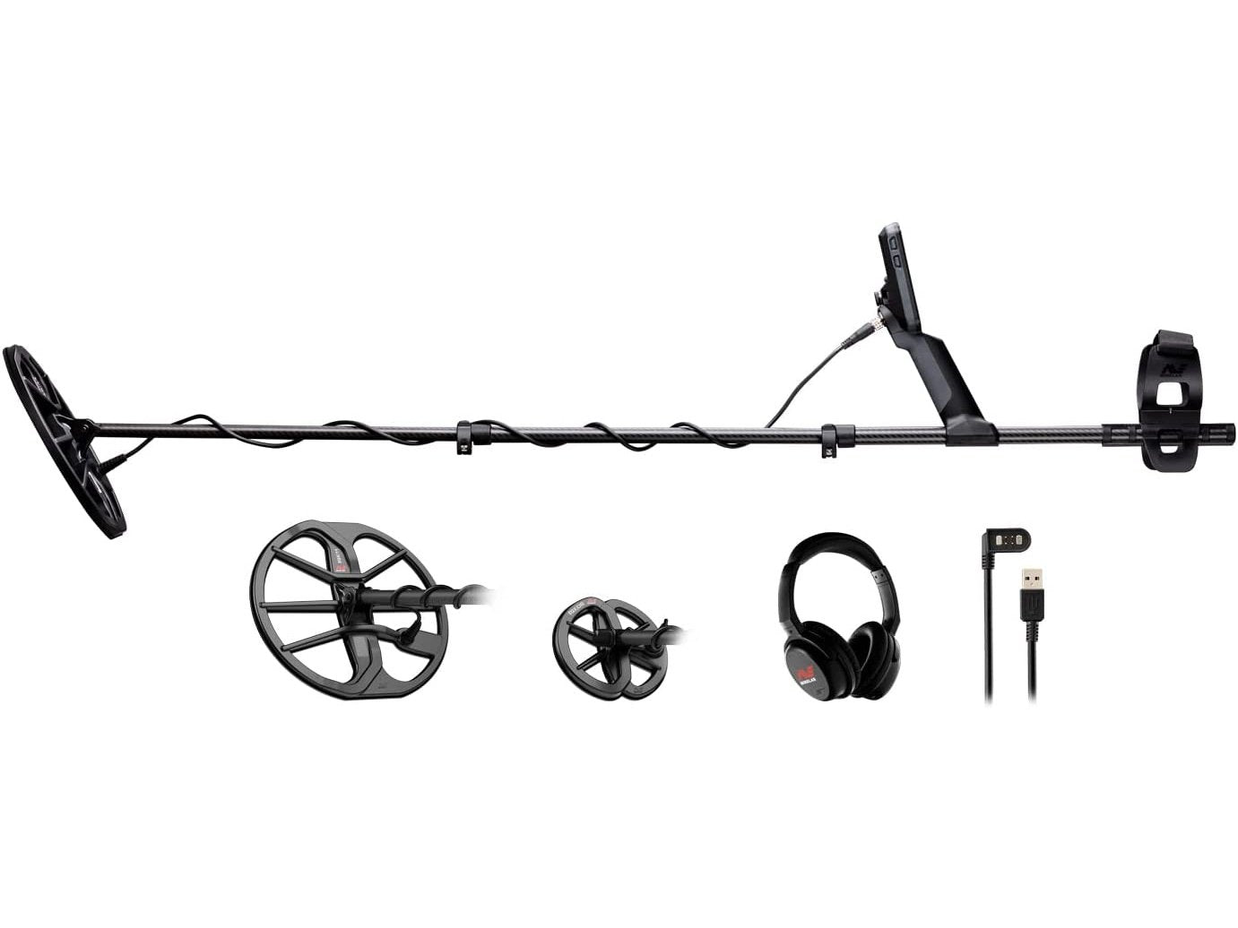 Minelab Equinox 900 Metal Detector Headphones and 2 Coils | Sports 365
