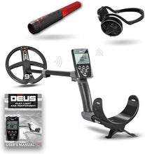 Load image into Gallery viewer, XP Deus II 9&quot; FMF Search Coil Metal Detector with MI-6 pinpointer &amp; WSAII Headphones Bundle
