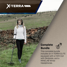 Load image into Gallery viewer, MINELAB X-Terra Elite Metal Detector with Wired Padded Headphones
