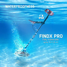 Load image into Gallery viewer, Nokta FINDX PRO Metal Detector for Gold with Headphones, Carrying Bag, Premium Digger
