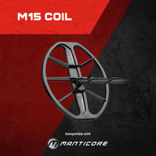 Load image into Gallery viewer, MINELAB M15 Elliptical Double-D Waterproof Smart Coil for MANTICORE Metal Detectors
