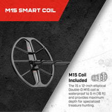 Load image into Gallery viewer, MINELAB Manticore Metal Detector with the Standard 11&quot; DD Search Coil and 8&quot; and 15&quot; Search Coils
