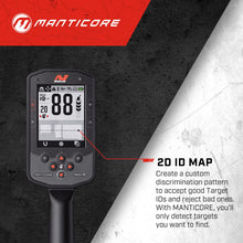 Load image into Gallery viewer, MINELAB Manticore Metal Detector with the Standard 11&quot; DD Search Coil and 8&quot; and 15&quot; Search Coils
