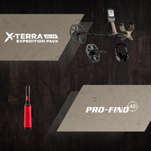 Load image into Gallery viewer, MINELAB X-Terra Elite Expedition Metal Detector with FREE Pro-Find 40 Pinpointer
