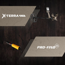 Load image into Gallery viewer, MINELAB X-Terra Elite Metal Detector with PRO-FIND 35 Pinpointer
