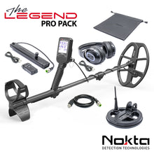 Load image into Gallery viewer, Nokta Legend Metal Detector PRO Package with 6&quot; &amp; 11&quot; DD Search Coils
