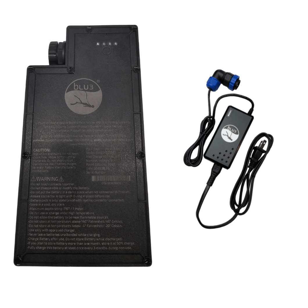 BLU3 Nomad Mini Dive System Battery and Charger