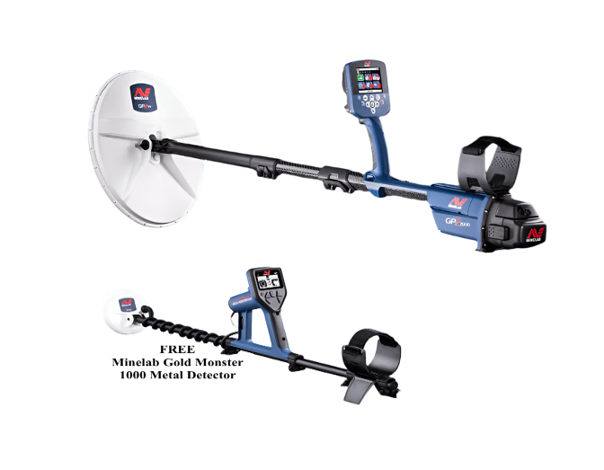 Minelab GPZ 7000 Gold Metal Detector with FREE Minelab Gold Monster 1000 Metal Detector