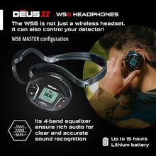 Load image into Gallery viewer, WS6 Wireless Headphones for Deus II
