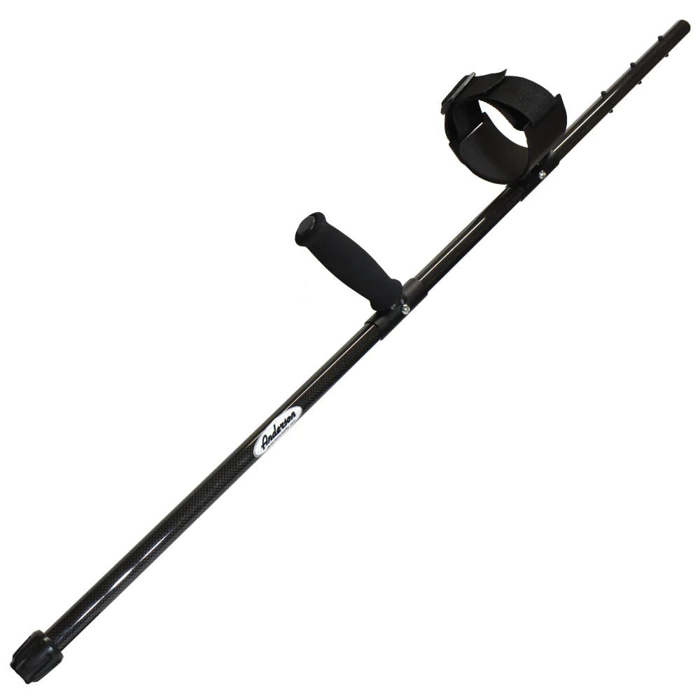 Anderson Black Carbon Fiber Long Shaft for Excalibur Metal Detectors