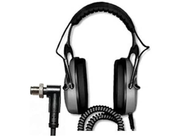 DetectorPRO Gray Ghost Amphibian II Waterproof Headphones for the XP Deus 2 Metal Detectors