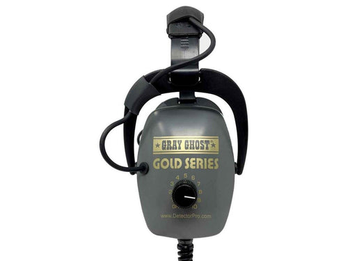 DetectorPRO Gray Ghost Gold GM1000 Headphones Minelab Equinox 600/800