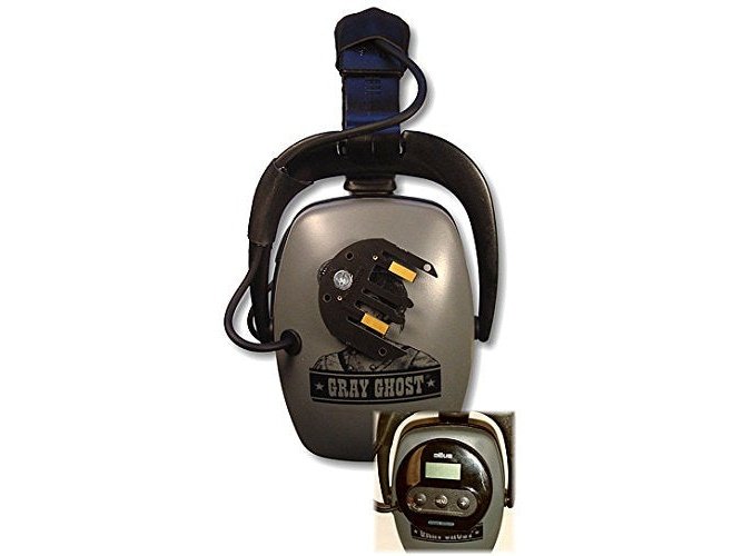 DetectorPRO Gray Ghost Headphones for XP Deus Metal Detector