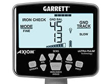 Load image into Gallery viewer, Garrett Axiom Metal Detector with 13&quot;x11&quot; DD Coil, 11&quot;x7&quot; Mono Coil and Wireless MS-3 Headphones
