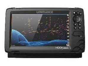 LOWRANCE HOOK REVEAL 9 CHARTPLOTTER/FISHFINDER W/TRIPLESHOT TRANSOM MOUNT TRANSDUCER & US INLAND CHARTS