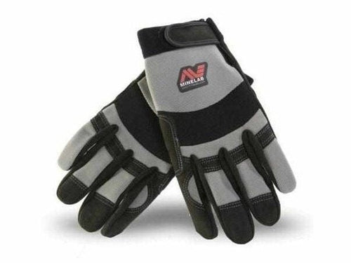 Minelab Gloves Grey & Black